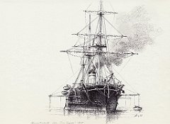 30-Kasemattschiff SMS 'Prinz Eugen' - 1880